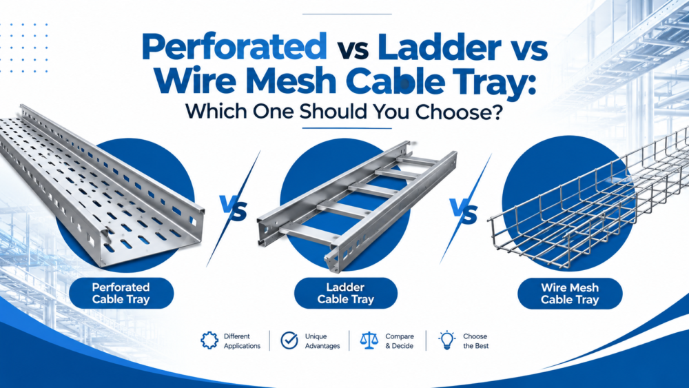 Perforated vs Ladder vs Wire Mesh Cable Tray: Which One Should You Choose?