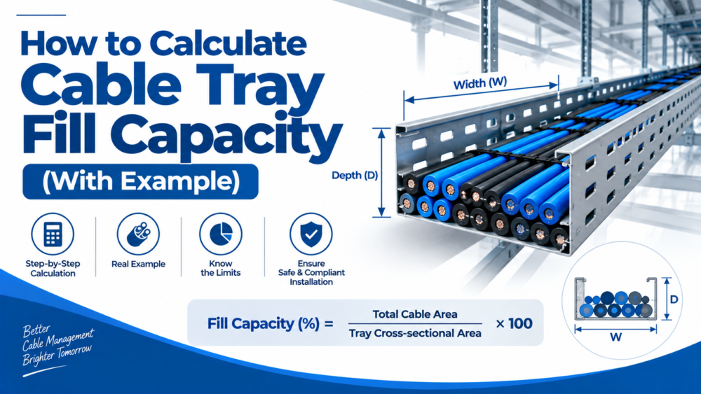 How to Calculate Cable Tray Fill Capacity (With Example)