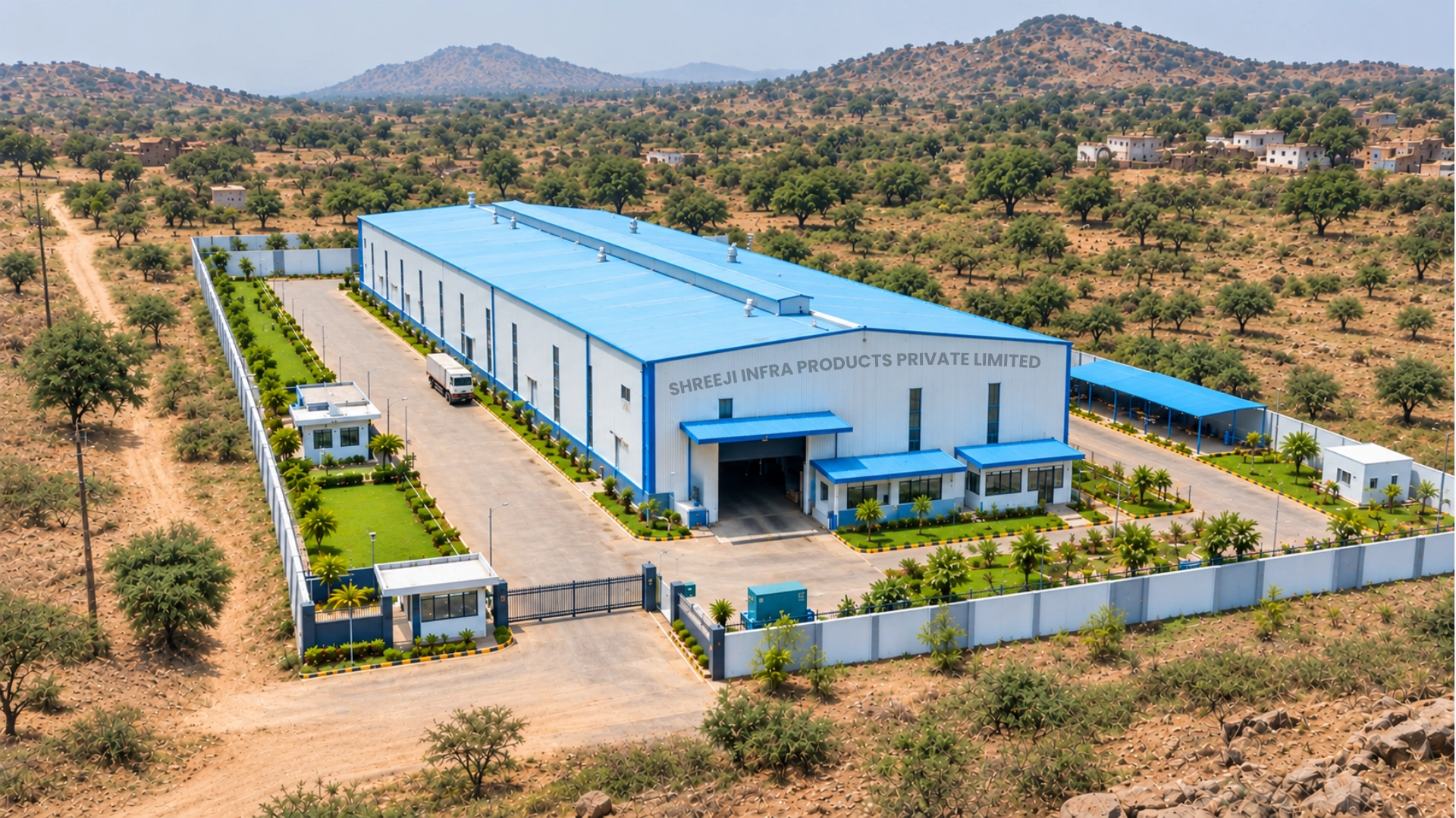 Shreeji Infra Products manufacturing plant, Bhilwara